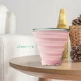 thumbnail image 3 of Vikakiooze Silicone Lifting Cup, Travel Folding Cup, Portable Mouthwash Cup, Retractable Drinking Cup Capacity 200Ml,Home Clearance, 3 of 4