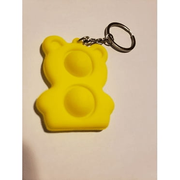 Yellow Bear: Bubble Pop Silicone Stress Relief Squeeze, Push, Pop, Sensory Fidget Toys, Great for… The Young and Old alike!!