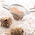 thumbnail image 3 of Restaurantware-Met Lux 7.6 Inch Mesh Strainer, 1 Corrosion-Resistant Mesh Seive - Ergonomic Handle, Built-In Hook, Stainless Steel Quinoa Strainer, For Separating Seeds And Dusting Powdered Sugar,, 3 of 3