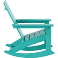 thumbnail image 3 of Palms Modern Adirondack Plastic Outdoor Rocking Chairs (Set of 4), 3 of 8