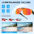 thumbnail image 4 of Gafas de Sol Deportivas Polarizadas VOZAPOW con Flip-Up para Hombre y Mujer, 4 of 7