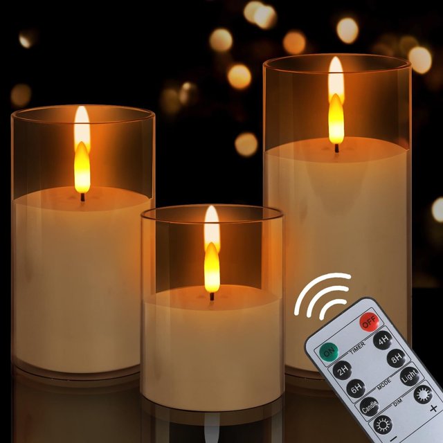 Luz de vela electrónica, luz de vela de llama led, función de cronometraje, con control remoto, adecuada para decoración del hogar, bodas, fiestas, navidad, Semana Santa