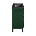 thumbnail image 5 of Cascade 36" Freestanding Bathroom Vanity in Green Oak with Black 3-Hole Widespread Sink Top, 5 of 7
