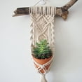 thumbnail image 4 of Nestingho Thick Macrame Cord 1 Set Beige Cotton Rope With Wooden Frame For Diy Craft Supplies And Wall Art, 4 of 6
