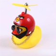 thumbnail image 1 of Accesorios De Automóvil Suministros Pato Juguetes Bicicleta De Goma Amarillo La Motocicleta, 1 of 4