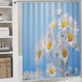 thumbnail image 5 of Sunflower 4 Piece Shower Curtain Sets, with Non-Slip Rugs, Toilet Lid Cover And Bath Mat, for Bathroom Decor Set, 5 of 8