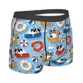 thumbnail image 3 of Daiia Dogs With Pool Floats Men's Underwear Boxer Briefs, Cotton Stretch Moisture-Wicking Underwear-Small, 3 of 9