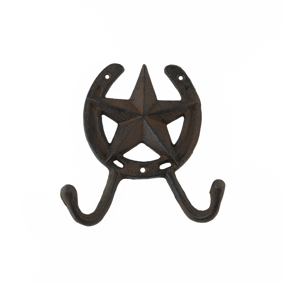 Metal Horseshoe Bathroom Kitchen Towel Hook Coat Holder Horse Gear Wall Hanger