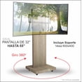 thumbnail image 2 of Soporte de Pantalla en Pedestal con Ruedas Aries Acacia Aries Acacia, 2 of 2