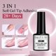 thumbnail image 3 of LILYCUTE 7ml 3 en 1 puntas de gel suave Gel adhesivo 24 Uds puntas postizas extender la función de uñas Gel Soak Off UV LED Gel de uñas, 3 of 5
