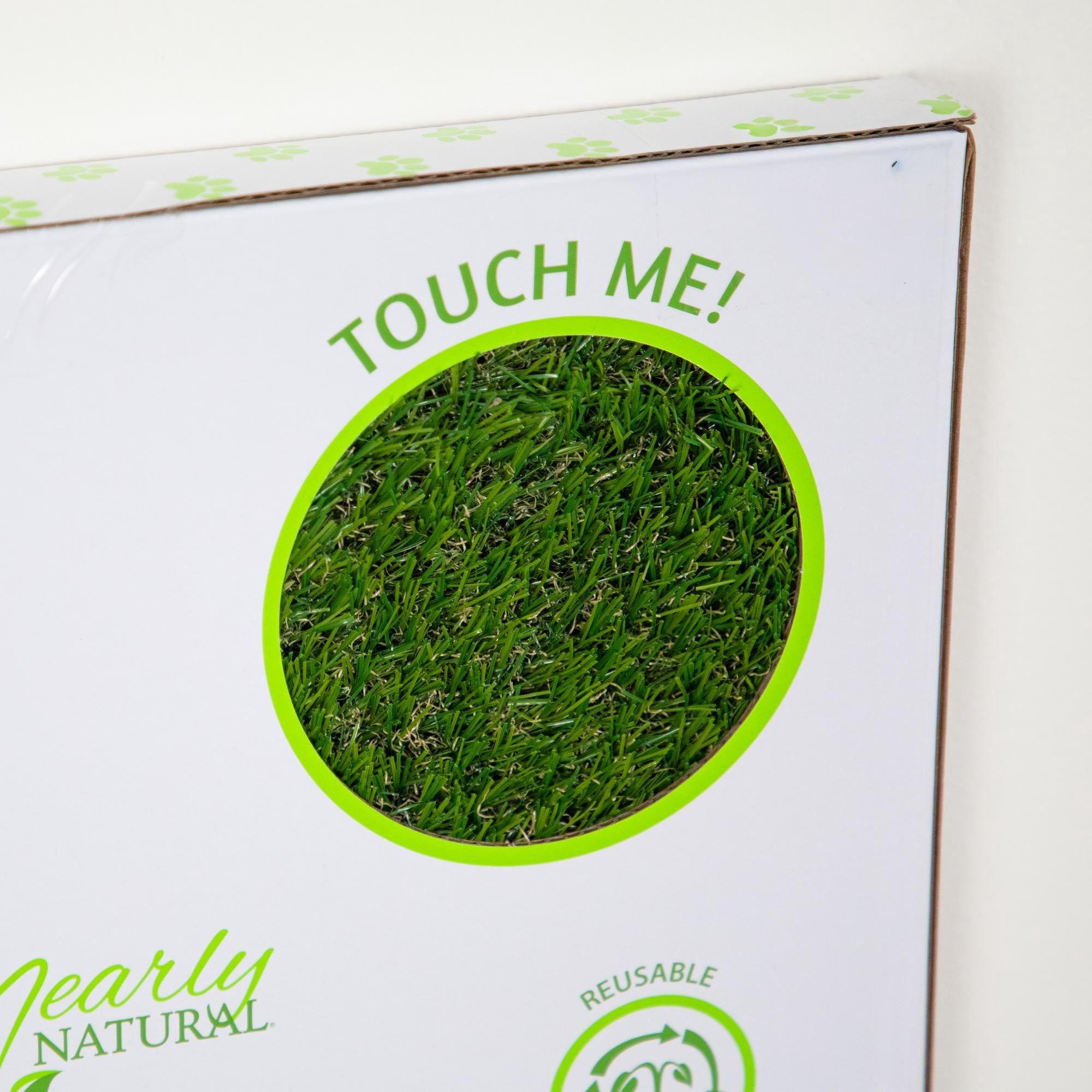 26.7in. x 16.5in. UV Resistant Artificial Pet Potty Grass Training Pad (Indoor/Outdoor)