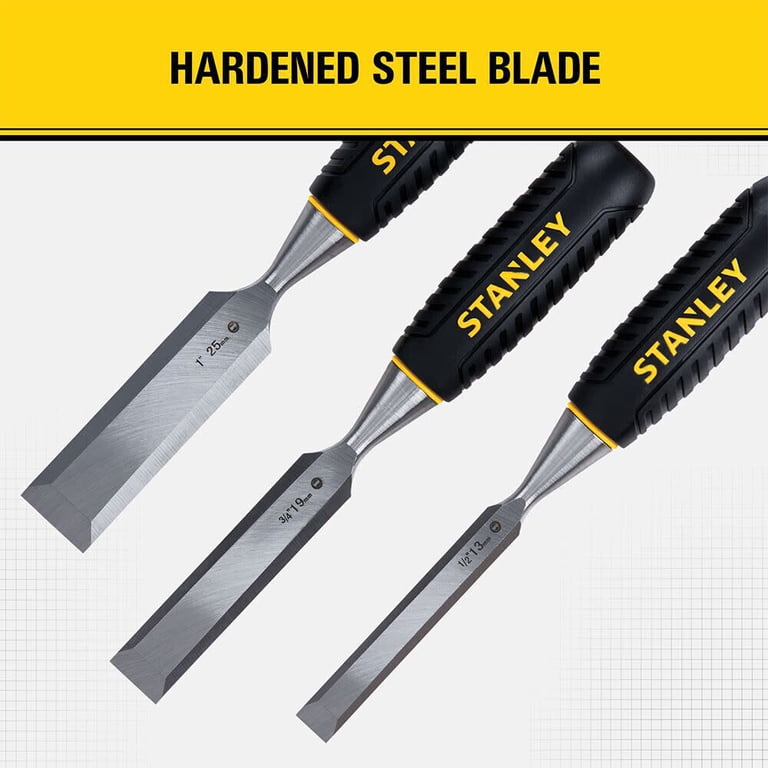Stanley 3-Piece Wood Chisel Set photo 3