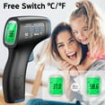 thumbnail image 4 of LPOW Infrared Digital Forehead Thermometer, 1s Reading, 3 Colors Backlight, 50 Memories Recall, All Ages, 4 of 10