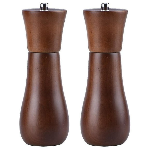 Salt Grinder White Wooden Pepper Grinder Sea Salt And