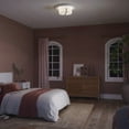 thumbnail image 2 of 52593CLP Kichler Lighting Malen - 2 Light Flush Mount-7.75 Inches Tall and 15.5 Inches Wide-Classic Pewter Finish, 2 of 7