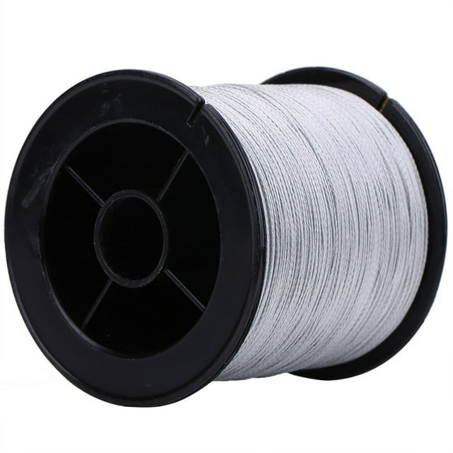 Multifilament 1 Pce 300m PE Tressé 4 Brins Super Résistant Lignes de Pêche Multi filament Corde à Poisson Gris