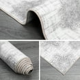 thumbnail image 4 of CAROMIO Area Rug Vintage Medallion Rug Machine Washable Rug Non Slip Boho Chic Accent Throw Rugs Low PileCarpet for Living Room Kids Room, 5' x 7' Gray, 4 of 6