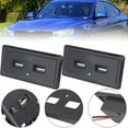 thumbnail image 4 of sweethay Toma USB dual de carga rápida del cargador USB del coche con el mercado USB del cargador del coche del zócalo del indicador LED Accesorios para vehículos recreativos, 4 of 6