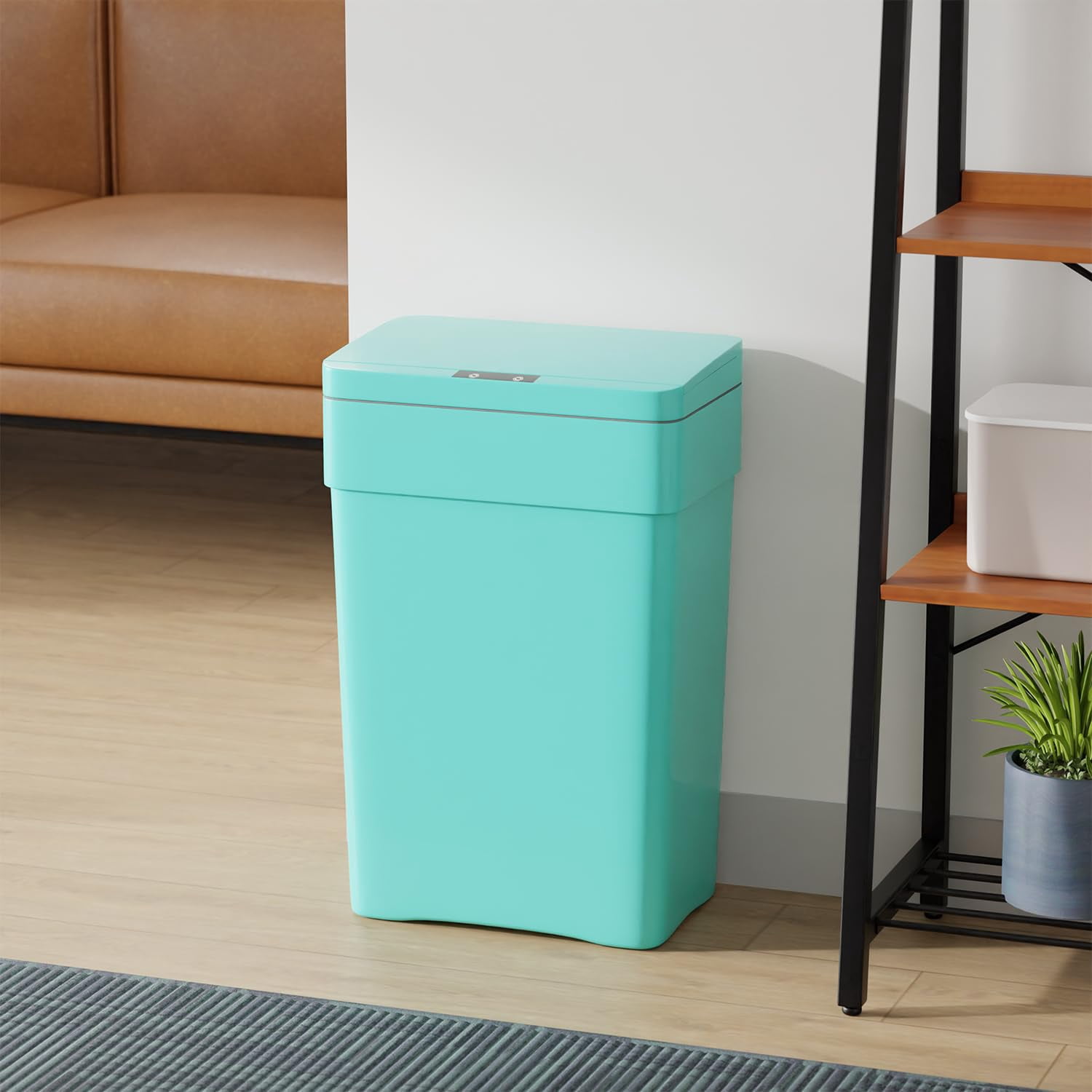 PayLessHere 13Gal Touchless Trash Can - Automatic Motion Sensor Trash Can, (3, Blue)