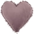 thumbnail image 3 of Heart Shaped Lavendar Shag Accent Pillow, 3 of 5