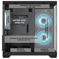 thumbnail image 3 of Gabinete XTREME PC GAMING Alienware Edition Mini Torre 3 Fan ARGB Negro CXTALTABK, 3 of 6