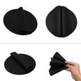thumbnail image 4 of Multiuse Place Holders,2pack Multi-Purpose Heat Resistant Oven Mat,11.8In Round Non-Stick Baking Mat Set for Microwave,Kitchen Use,Black, 4 of 5