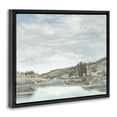 thumbnail image 2 of Stupell Industries Traditional On The Water Landscape Black Floating Frame Canvas Art, 21 x 17, by Christy McKee, 2 of 8