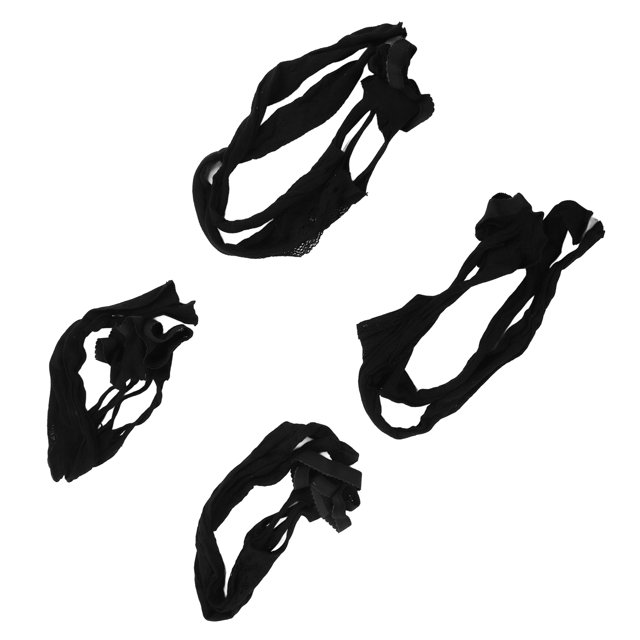 Medias de red elásticas 4 piezas Medias de red negras Elásticas para mujeres para la noche ANGGREK Otros