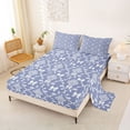 jejeloiu Sweet Bow King Sheets For Men Women,Delicate Pattern Bedding ...