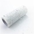 thumbnail image 2 of Rollo de tul con lentejuelas brillantes, tela de Organza brillante, suministros para fiestas, 10 yardas, 15cm, 2 of 4