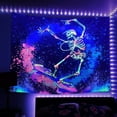 thumbnail image 3 of Tapisserie Fluorescente Rideau Lumineux Fluorescent Décoration de Fête Tapisserie Dortoir Rénovation Couverture Murale, 3 of 6