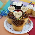 thumbnail image 4 of Love and Flowers Heart Love Cupcake Picks Toppers Decoration Set of 6, 4 of 7