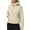 Apricot-1, variant on Women's Half Zipper Hoodie Elegant Long Sleeve Pullover Sweatshirt Fall/Winter Pocket Yoga Hoodie XL,Rose-1