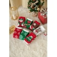 thumbnail image 6 of 7Pairs Christmas Knee High Fuzzy Socks Xmas Soft Warm Sleeping Socks Holiday Socks Bulk for Christmas Party Favors, 6 of 6