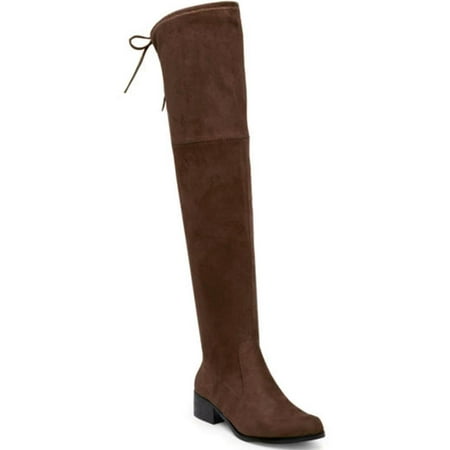 

Charles by Charles David Womens Gammon Faux Suede Pull On Over-The-Knee Boots