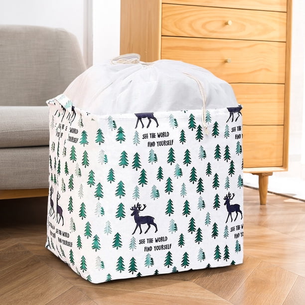 XWSHYW Baúles de Almacenamiento Cesta de Lavandería Grande con Asas Cestas Plegables para Ropa Sucia con Cordón Cesta de Ropa Sucia para Dormitorio