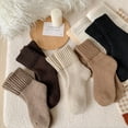 thumbnail image 3 of 5-Pack Winter Warm Blend Socks for Men & Women, Odor Resistant Soft Wool Socks for Snow Hiking & Cold Weather, 3 of 9