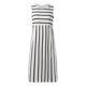 thumbnail image 4 of Vestido largo sin mangas a rayas casual para mujer: cuello redondo, bolsillos, poliéster/spandex, tallas S-XXL, se ajusta a la talla, versátil para todas las estaciones, 4 of 7