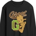 thumbnail image 3 of Marvel Guardians of the Galaxy - Groot Collegiate - Men's Long Sleeve Graphic T-Shirt, 3 of 5
