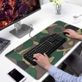 thumbnail image 2 of Green Military Camouflage &nbsp;pad Mousewaterproof,rubber+multispandexwashable the Camouflage Seriesgaming Mouse PadDesk Pad for Office Home Game 31.5x15.7inches, 2 of 7