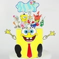thumbnail image 3 of Juego de 14 adornos para tartas de Bob Esponja, decoración para fiestas de cumpleaños infantiles, bonito dibujo animado de Patricio Estrellas, suministros para baby shower, 3 of 5
