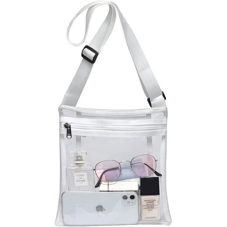 Clear Bag Stadium Approved Clear Concert Purse with Inner Pocket 
