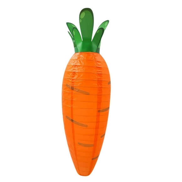 Pisexur Spring Decor Easter Carrot Paper Lantern Paper Folding Easter Lanterns Hanging Paper Lanterns Decoration Easter Lantern Decorations For Party, Classroom, Wedding, Home Decor