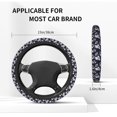 thumbnail image 5 of Elastic Steering Wheel Cover, halloween ghost cute Stretch Thickening Car Steering Wheel Cover Women Men, Steering Wheel Protector Universal 15 in, 5 of 7