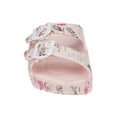 thumbnail image 5 of Chatties Double Buckle Strap Footbed Slide Sandals, Light Pastel Pink (Women's), 5 of 7