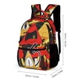 thumbnail image 2 of Sac à Dos Motif Bill Cipher pour Étudiant Sac à Dos Sacoche Sac à Dos Épaules Réglables, 2 of 5