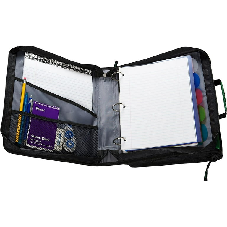 Case-it The Z Shape Zipper Binder - Two Binders in One