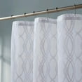 thumbnail image 2 of WARM HOME DESIGNS White Modern Shower Curtain 72 Inches Long. GSH White 72, 2 of 3