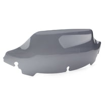 NS Motorcycle Accessories Double Bubble Touring 7' Wave Windscreen Windshield for Harley Davison Touring Electra Glide Street Glide Tri Glide, Smoken