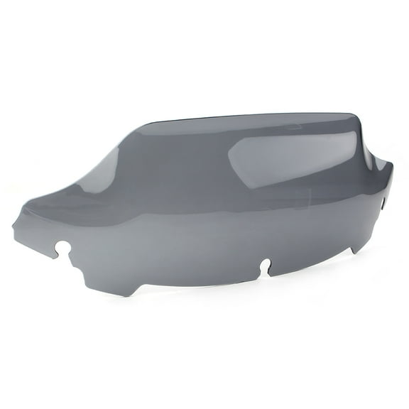 NS Motorcycle Accessories Double Bubble Touring 7' Wave Windscreen Windshield for Harley Davison Touring Electra Glide Street Glide Tri Glide, Smoken